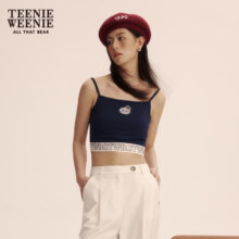 11日20点：Teenie Weenie 小熊 吊带T恤 凉感功能贴身  XS (155)