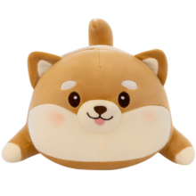 吉娅乔(Ghiaccio)柴犬公仔柯基狗狗毛绒玩具布娃娃可爱玩偶睡觉抱枕床上超软男女生礼物 50CM