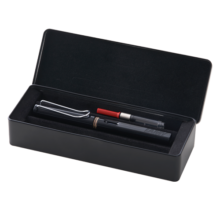 凌美（LAMY）钢笔签字笔 套装礼盒生日节日礼物学生成人练字文具 德国进口 狩猎系列 金属小礼盒 亮黑 F0.7mm