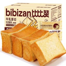 比比赞 厚切吐司面包整箱315g4.9元（需领券）