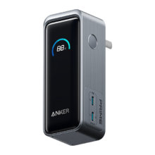 20点、政府补贴：安克 A1339 Prime二合一氮化镓充电宝 黑色 9600mAh 65W