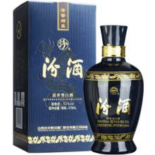 20点、plus会员：汾酒 蓝汾 清香型白酒 53度475ml 单瓶装