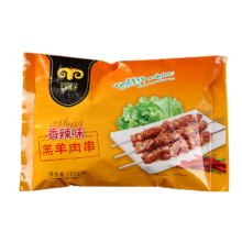 PLUS会员：民维大牧汗国产羔羊后腿羊肉串218g香辣味