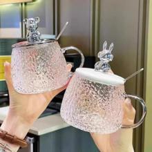 小熊杯+搅拌勺+防尘盖