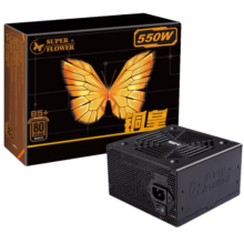SUPER FLOWER振华 额定550W 铜皇550W 电源 80PLUS铜牌 主动式PFC  三年保固