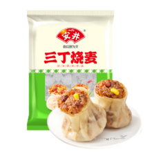 安井 三丁烧麦 800g 烧卖约16个 干蒸面点早餐  家庭量贩装