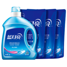 PLUS会员：蓝月亮 洗衣液12斤套装 薰衣草3kg瓶+1kg袋*3
