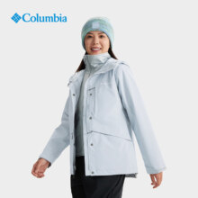 38节，3月1日20点：Columbia 哥伦比亚 户外女水冲锋衣 抓绒拼接内胆三合一防XR4801 031