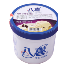 Plus会员:八喜冰淇淋 朗姆口味1100g*3件