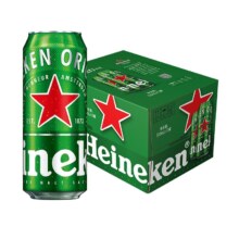 再降价、喜力啤酒500ml×12罐包装随机