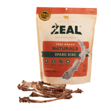 ZEAL新西兰进口狗狗零食风干小牛肋骨500g磨牙肉干训练奖励宠物零食