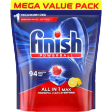 亮碟finish洗碗块洗碗粉洗碗盐 洗碗机用洗涤剂清洁块多效柠檬香94块