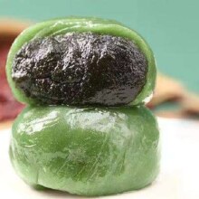 微信小程序：青团 手工艾草青团 黑芝麻红豆沙口味可选 黑芝麻1盒6枚
