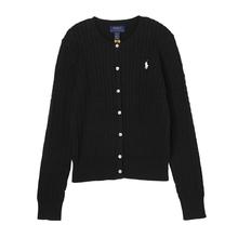 RALPH LAUREN 拉夫劳伦 女士绞花针织棉质开衫31354304 7011