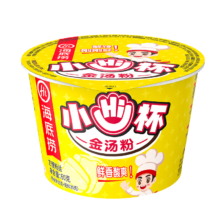海底捞 冲泡粉丝小hi杯迷你装酸辣粉金汤粉56g