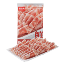 鲜京采新西兰进口原切羊排肉卷350g/袋 羊肉片生鲜 涮肉火锅食材