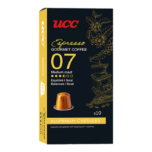 悠诗诗（UCC）咖啡品鉴师系列胶囊咖啡07号 意式浓缩适配Nespresso机型  10粒装