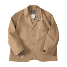 Maden 马登工装 平驳领小西服 多口袋 卡其色99.92元包邮