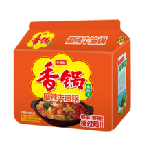限地区深圳、Plus会员：今麦郎 方便面 香锅面麻辣牛油味 五连包