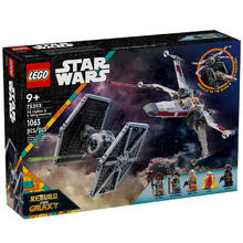 乐高 LEGO 星球大战系列 75393 TIE战机与X翼战机 创意拼搭积木