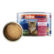K9 Natural 鸡肉鹿肉猫主食罐头170g全年龄段通用湿粮新西兰进口效期-25.11