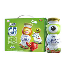伊利 QQ星揉揉小肚子草莓猕猴桃味酸牛奶180ml*16