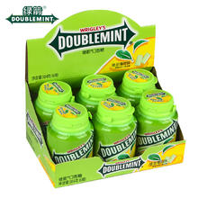 绿箭 WRIGLEY’S DOUBLEMINT 绿箭 口香糖 56g 40粒瓶装 清爽薄荷味