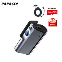 PAPAGO N100 行车记录仪 1080P高清夜视 WIFI互联 128G卡+停车监控线