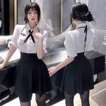 霏慕 Fee et moi 情趣内衣 jk制服套装 （领结+衬衫+裙子+T裤）