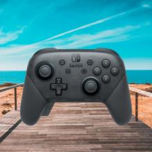 限移动端、京东百亿补贴：任天堂 Nintendo 国行 Switch Pro 游戏手柄 幻夜黑