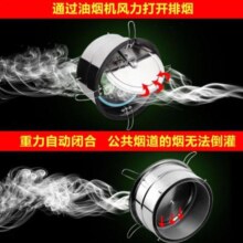 潜水艇止逆阀A160G不锈钢厨房止逆阀单向阀烟道防火逆止阀止回阀旗舰店正品