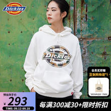 Dickies 胸前大LOGO休闲百搭卫衣 同款城市轻户外舒适卫衣 DK0A87EI 白鹭白 L