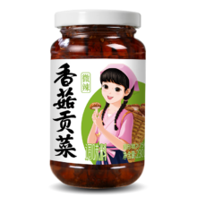 仲景  香菇贡菜酱  微辣230g