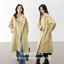 17号10点：对白 气质通勤保暖毛呢外套