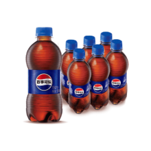 百事可乐 可乐型汽水 碳酸饮料 300ml*6瓶