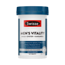 PLUS会员: Swisse 斯维诗 雄风片 男士活力片玛咖牡蛎精袋鼠精华淫羊藿精力 120粒/瓶