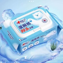 心相印 云熊湿厕纸 80抽*1包 尝鲜装