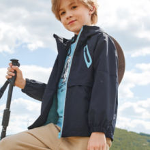 Hush Puppies 暇步士 男童连帽风衣