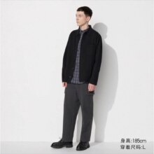 Uniqlo 优衣库 男宽松休闲工装裤 深灰色 UQ473177667