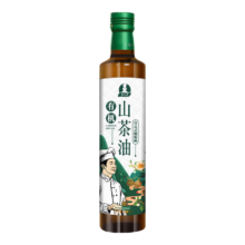 戴大厨湖南纯正有机野山茶油一级冷榨山茶油低温冷榨山茶油食用油月子油 500ml有机山茶油