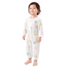婴儿衣服夏季薄款新生幼儿开春外出纯棉套装