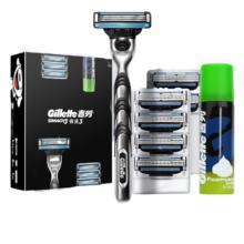 限移动端：吉列 剃须刀手动 锋速 1刀架6刀头+50g剃须膏