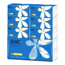 plus会员：五月花（May Flower）抽纸 4层100抽*10包软抽