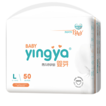婴芽（YINGYA）拉拉裤L码2包100片【8-11kg】婴儿超薄干爽尿不湿透气尿裤