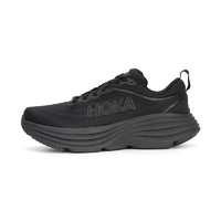 HOKA ONE ONE 男鞋邦代8跑步鞋Bondi 8 网面透气减震运动鞋宽楦新款 1127953男-BBLC-黑/黑-宽版