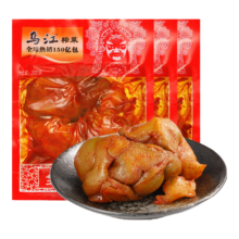 PLUS会员：乌江榨菜 菜疙瘩 咸香口感 全形榨菜头300g*3袋