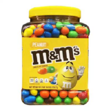 m&m's 花生牛奶夹心巧克力豆 1.7577KG 大罐装