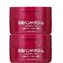 资生堂（Shiseido）尿素护手霜美润男女扶润手霜手膜秋冬季保湿滋润防干裂胖东来进口 红罐渗透滋养型（100g*2罐）