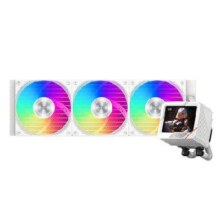 10点截止、预售：PCCOOLER 超频三 北境 GT360 ARGB Display 屏显一体式CPU水冷散热器