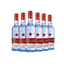 红星 蓝瓶二锅头 53度 清香型白酒 500ml*6瓶